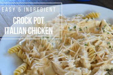 CROCK POT ITALIAN CHICKEN| ONE POT MEALS | BUDGET FRIENDLY LOW CARB MEALS | easy keto meals