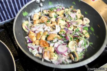 Great Italian Pasta Cooked and Tasted in Camden Town. Street Food of London