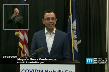 03/22/20 Mayor John Cooper News Conference
