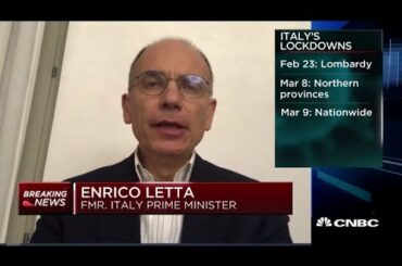 It's not easy to identify why the coronavirus outbreak is severe in Italy: Fmr. Italy Prime Minister