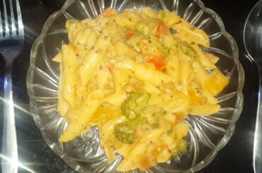 स्वादिष्ट WHITE SAUCE ITALIAN PASTA घर पर कैसे बनाना है !!!!