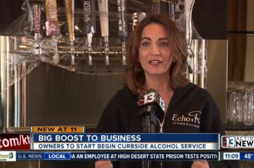 Las Vegas restaurant looking for boost from curbside alcohol sales