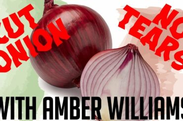 No Tears Tip for Cutting an Onion - POV Italian Cooking Special Episode