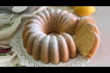Soft Iemon and ricotta, Cake without butter Italian Food