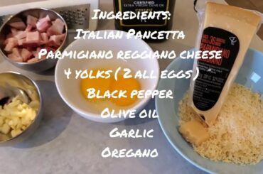 HOW TO MAKE CLASIC ITALIAN FAMOUS SPAGHETTI CARBONARA
