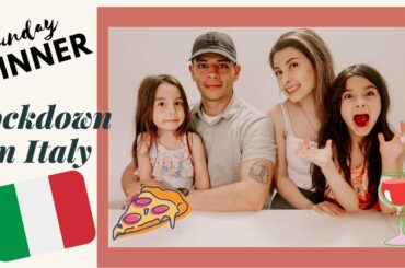 Italy Lockdown Mukbang + Get To Know Us Q & A| Sunday Dinner