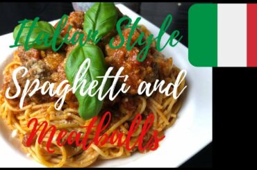 How to cook Italian style spaghetti and meatballs | My recipe.