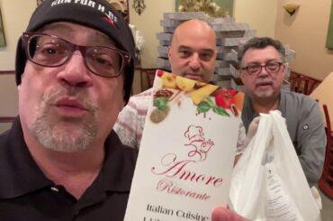 Quarantine Crawl. Amore Restaurant in a woodland park