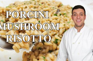 Creamy Porcini Mushroom Risotto Recipe