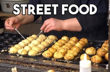 Japanese Street Food - Tokyo Street Food Tour + BEST Takoyaki in Tokyo