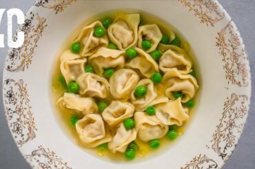Tortellini In Brodo | Homemade Tortellini Recipe