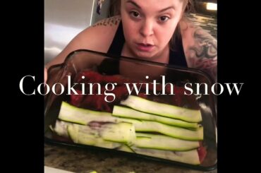 Quarantine cooking- zucchini lasagna