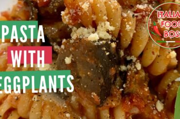 Pasta with eggplants: super-tasty!