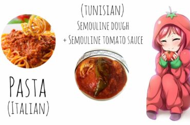 Tomatoe sauce recipe with two original ways of eating it (+ Semouline sauce& dough)Italy vs tunisia