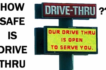 Is It Safe To Eat Food From A Drive-Thru? Coronavirus Safety Tips (COVID-19) & Cleaning Credit Cards