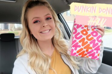 DUNKIN DONUTS HAUL || CORONA VIRUS, WORKING, ETC...