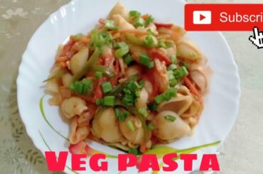 Veg Pasta Stir Fry | Quick veg Pasta Chinese Style By (Komal Cooking Corner)