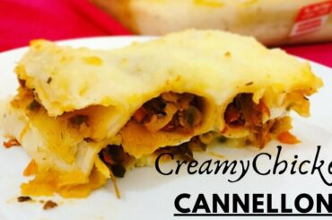 Creamy And Cheesy Chicken Cannelloni| Easy And Tasty Italian Recipe @ummu_zara_