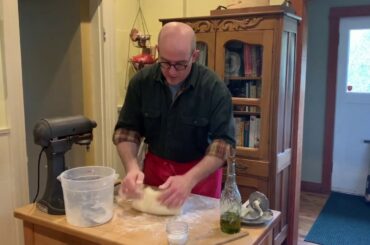 Making focaccia with James Falzone