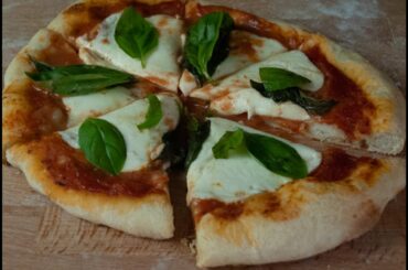 How to make the best Mozzarella Basil Pizza | Easy Margherita Pizza Recipe | FoodLifeAndMoney