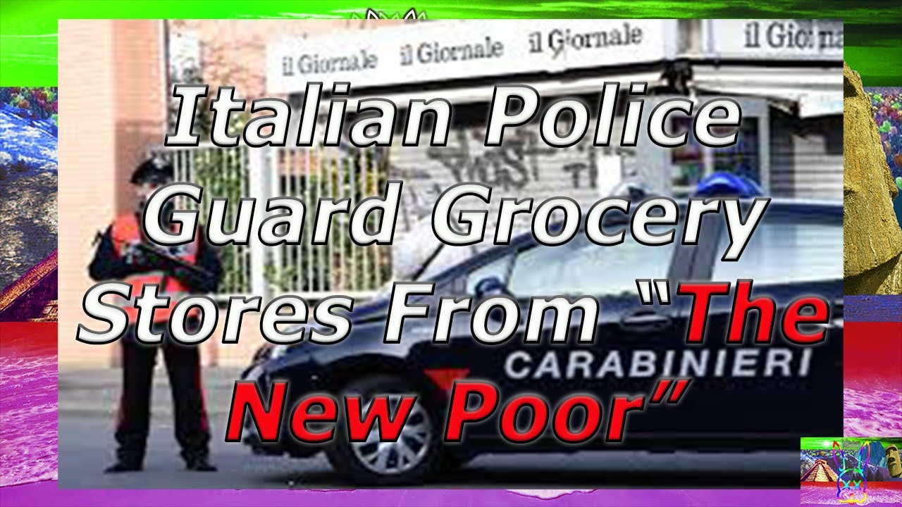Lack Of Income In Italy Creates The Possibility Of Food Riots And A New Class Of Poor Lack Of Income In Italy Creates The Possibility Of Food Riots And A New Class Of Poor