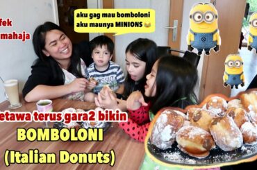 BIKIN BOMBOLONI DONAT KHAS ITALY ISI NUTELLA.!