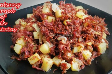 HOW TO COOK EASY AND YUMMY SAUTEED CORNED BEEF WITH POTATOES | GINISANG CORNED BEEF NA MAY PATATAS!!
