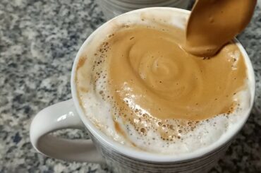 Cappuccino only 3 ingredients without machine and cream/Cappuccino recipe without machine/ Dolgona