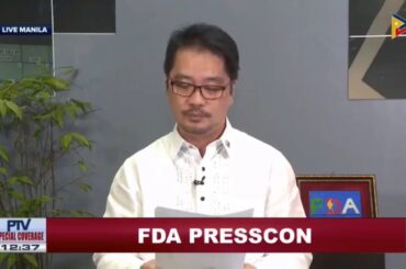 Updates from Food and Drugs Administration Monday, March 30