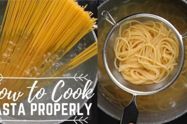 How To Cook Pasta Properly ( Step by Step Pasta Cooking )