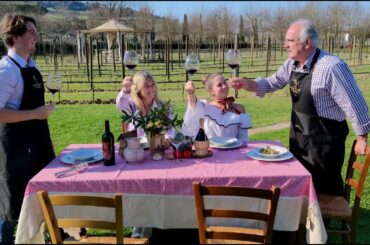 Virtual Wine School and Cooking Class: Pierluigi Giachi Makes tagliatelle pasta with his family