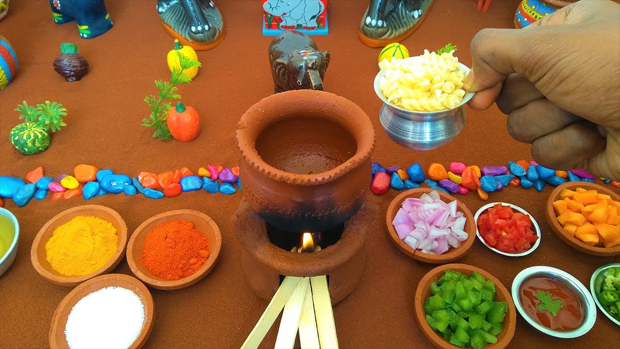 Indian Style Pasta Recipe | Miniature Cooking | Masala Pasta Recipe | Easy Pasta Recipe Indian Style Pasta Recipe | Miniature Cooking | Masala Pasta Recipe | Easy Pasta Recipe