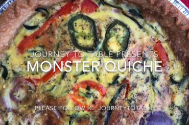 Quiche Recipe- Easy Cooking with Kids - Cooking Art with Journey to Table