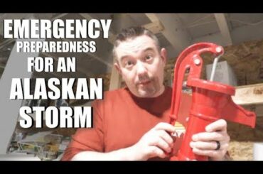 EMERGENCY PREPAREDNESS FOR AN ALASKAN STORM| EASY NO YEAST BREAD RECIPE | Somers In Alaska