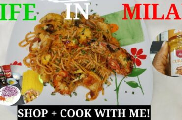 ♡LIFE IN ITALY|QUARANTENA A MILANO|SHOP + COOK WITH ME |Tanya Tv♡