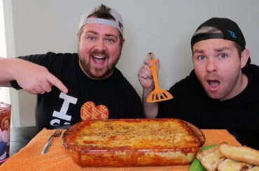 STUFFED MANICOTTI MUKBANG EATING SHOW
