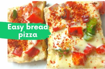 pizza Recipe | Bread Pizza | Bread Pizza Recipe | Homemade pizza