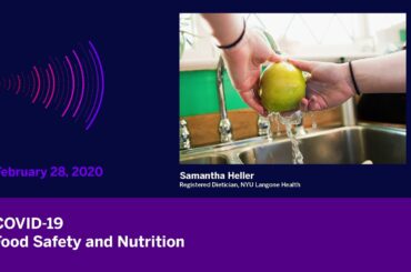 COVID-19: Food Safety and Nutrition