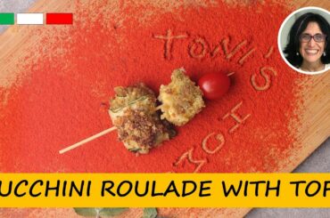 Zucchini Roulade with Tofu on a Skewer | Step by Step Recipe for Vegetarians