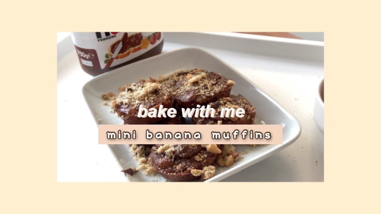 Bake with me (mini banana muffins) | MAINE Bake with me (mini banana muffins) | MAINE