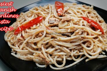 HOW TO COOK THE EASIEST SPANISH SARDINES PASTA RECIPE!!!