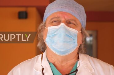 Italy: Footage from Rome's emergency COVID-19 hospital as cases top 100,000