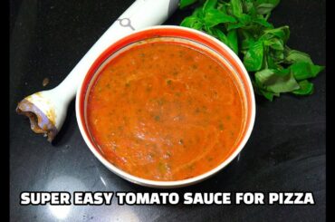 Pizza Sauce - Super Easy Pizza Sauce - No Cook Pizza Sauce