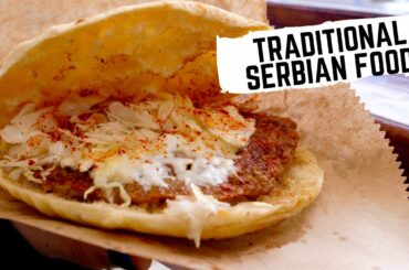 Serbian Burger King of BELGRADE, Serbia | BEST traditional SERBIAN FOOD at OLD SCHOOL restaurants