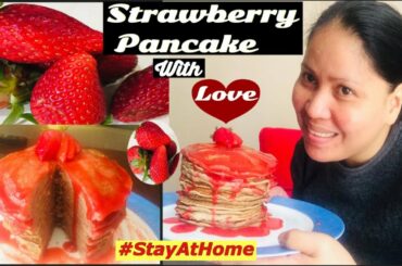 Italy life:Making STRAWBERRY PANCAKE