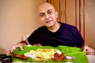 Trying POTHICHORU, Most Popular KERALA PACKED LUNCH | Pothi Choru = Rice Bundle| Banana Leaf Lunch