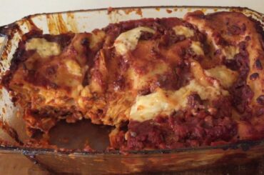 The Italian Cook - Lasagne Rustico served