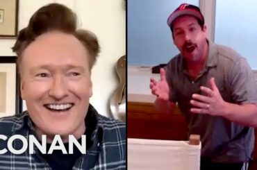 Adam Sandler Pays Tribute To Italy's Balcony Singers - CONAN on TBS