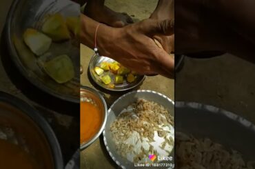 Sabjii Curry using Bamboo sticks  #Recipes #food