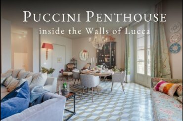 PUCCINI PENTHOUSE WITH TERRACE INSIDE LUCCA
